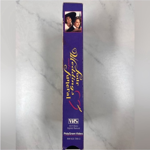 EUC Four Weddings And A Funeral (1994) VHS - Picture 3 of 5